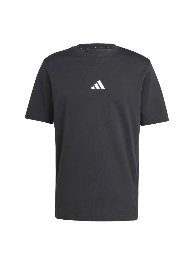 Adidas Adidas M Sl Sj T Black T-Shirt (Short Sleeve) T-Shirts For Men