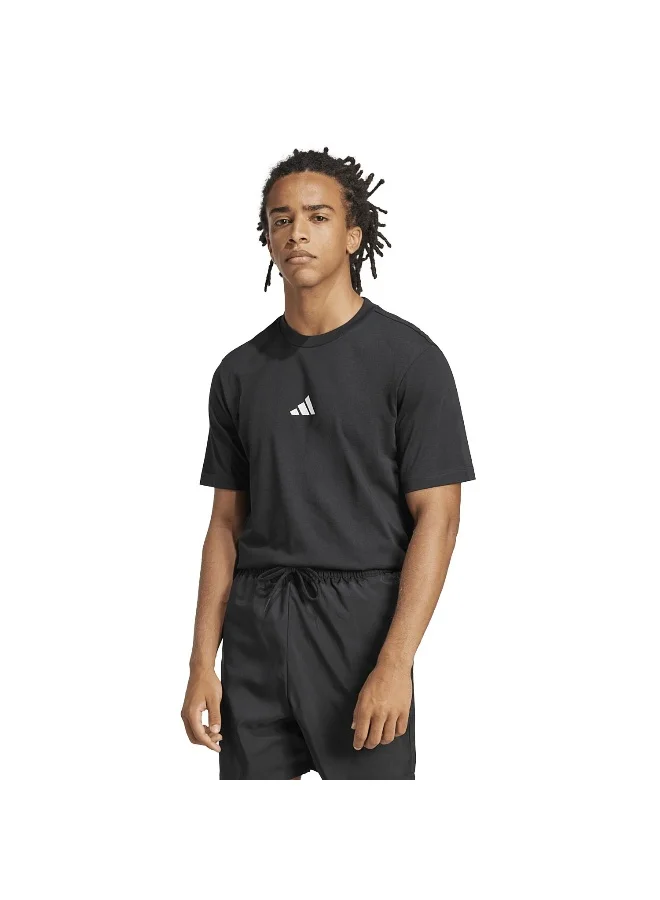 Adidas Adidas M Sl Sj T Black T-Shirt (Short Sleeve) T-Shirts For Men