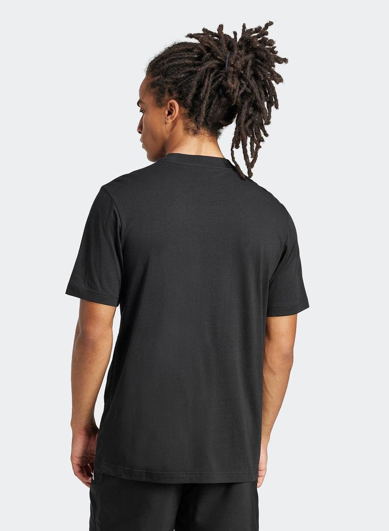 Adidas Essentials Small Logo Single Jersey Tee - Image 2