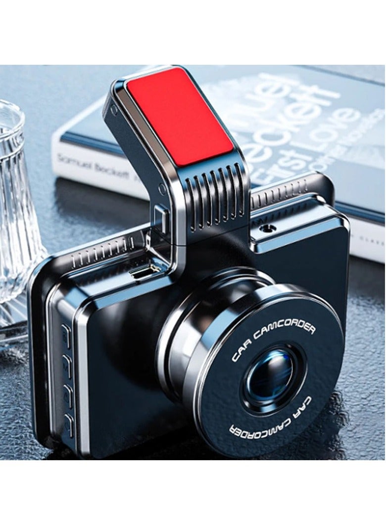 AROAQ Dash Cam, 1080p  Hd Driving Recorder, Driving Recorder Wide Angle Lens 24 Hours Parking Surveillance, Durable Waterproof Driving Recorder Cam For Car, 3-inch Single Recording (Without Wifi Version) - Image 1