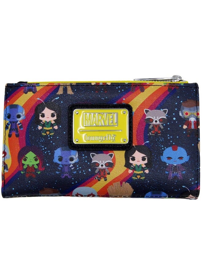Loungefly X Marvel Guardians Of The Galaxy Chibi Print Flap Wallet (One Size Multicolored) - Image 1