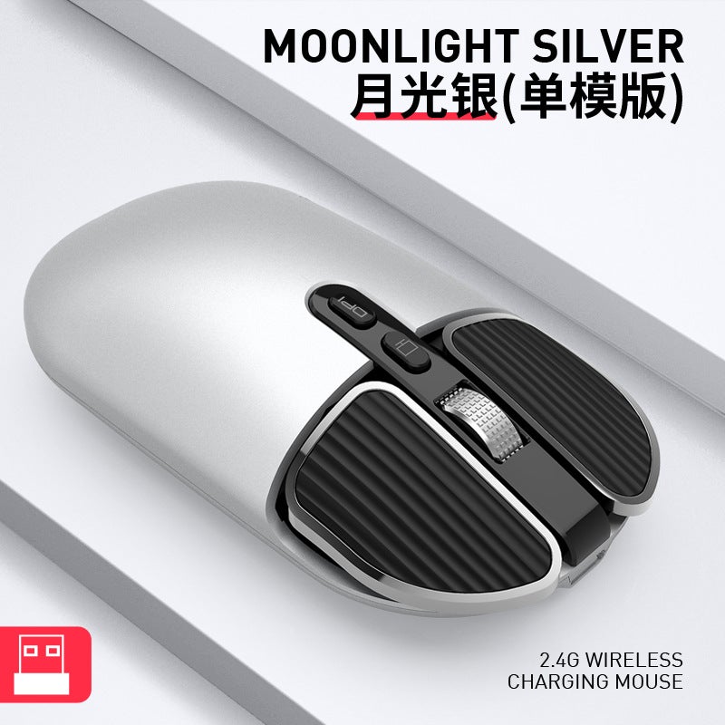 M203 Wireless Mouse Bluetooth Dual-Mode Desktop Computer Tablet Business Office Portable Fashion Mouse Rechargeable - Image 1