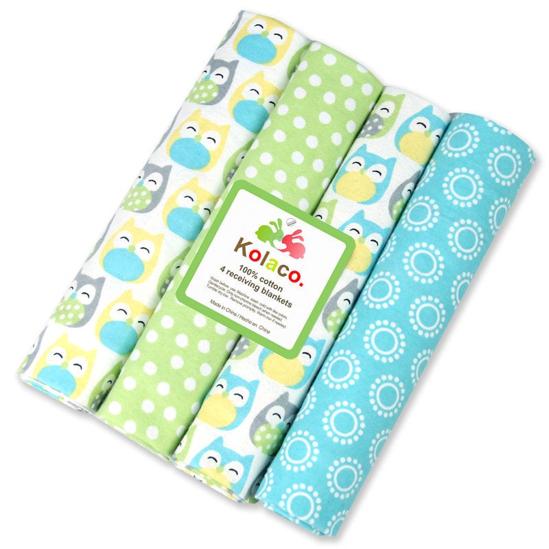 Baby Blanket Cotton Baby Blanket Cotton Bed Sheet Baby Blanket Cotton Flannel Blanket KOLACO 44# 