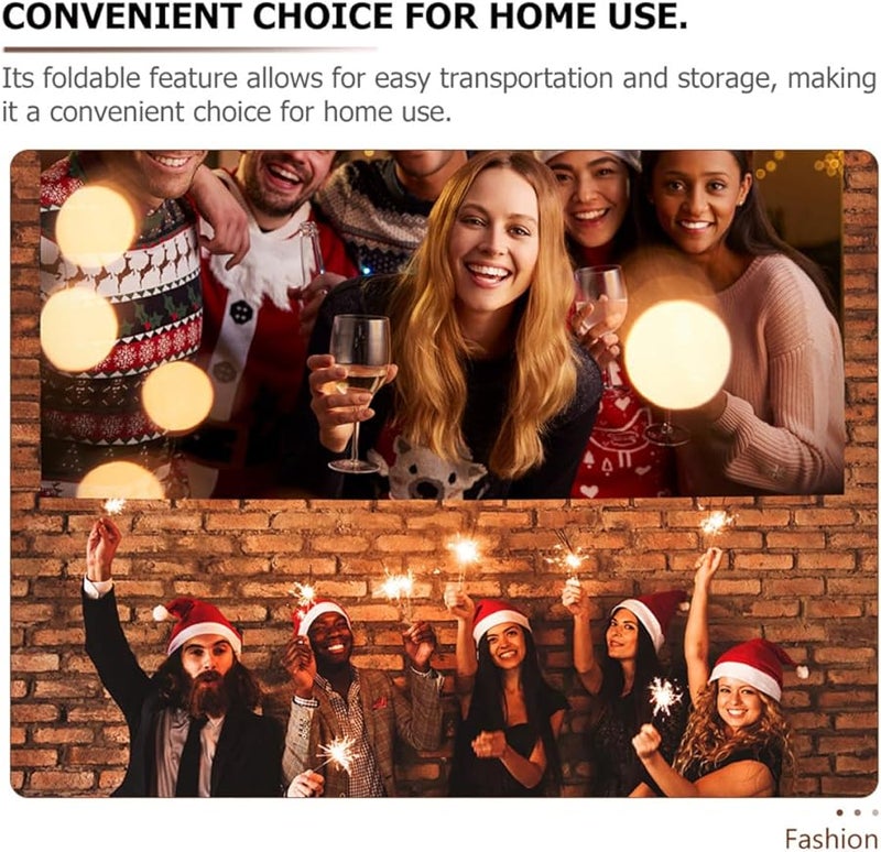 Jojofuny شاشة سينما محمولة للداخل 100 بوصة شاشة عرض مسرح منزلي - Image 5