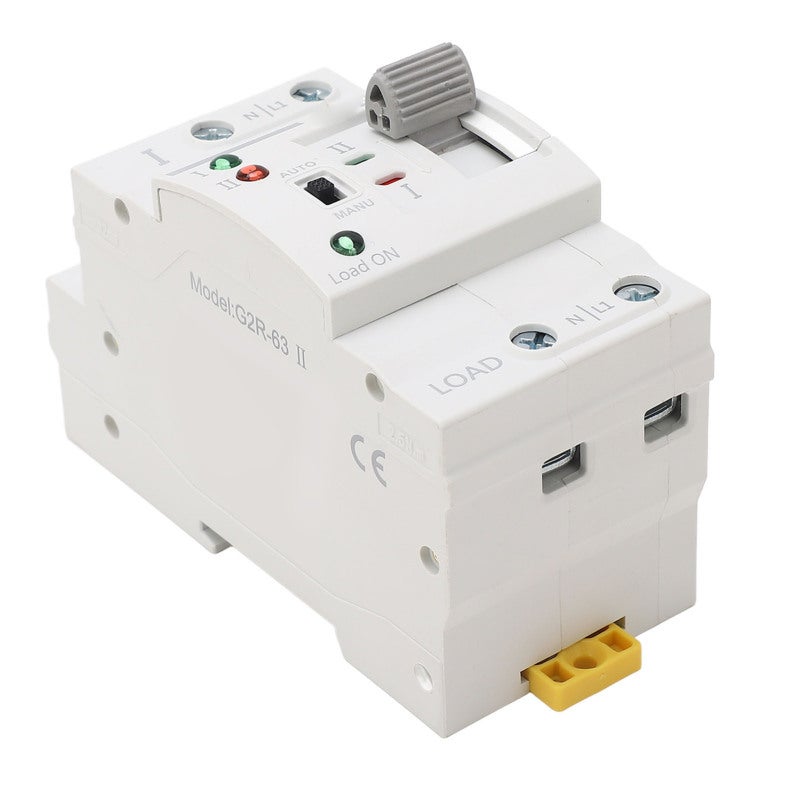 GEYA Dual Power Automatic Transfer Switch 25A 690VAC Insulation Voltage - Less Than 50ms Transfer Speed PC Flame Retardant for 50 to 60Hz AC Systems - Image 1