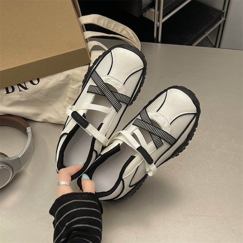 Mint Summer 5.5 Height-Increasing Ballet Style Sandals Women'S Summer Breathable Mary Jane Platform Casual Sports Training Shoes - Image 5