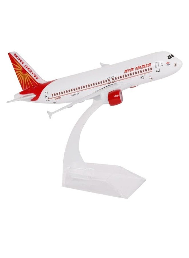 Kartique Aeroplane for Kids Die Cast Metal Model | 16 CM Scale Airplane Toy with Stand | Collectible Aircraft Replica for Aviation Lovers, Travel Enthusiasts (Air India) - Image 3