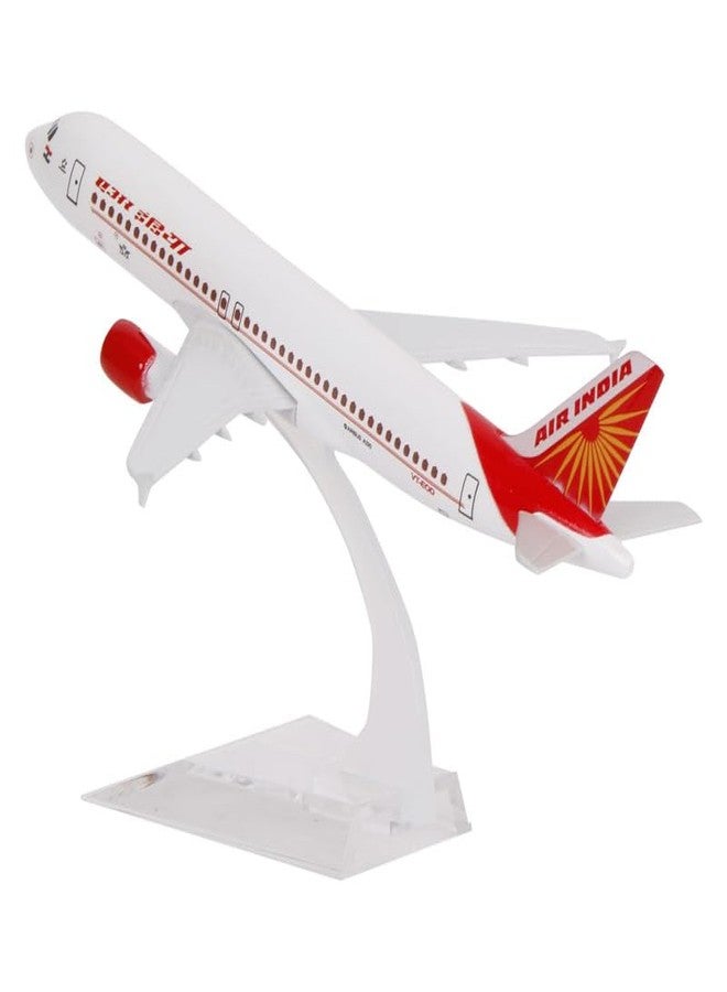 Kartique Aeroplane for Kids Die Cast Metal Model | 16 CM Scale Airplane Toy with Stand | Collectible Aircraft Replica for Aviation Lovers, Travel Enthusiasts (Air India) - Image 4