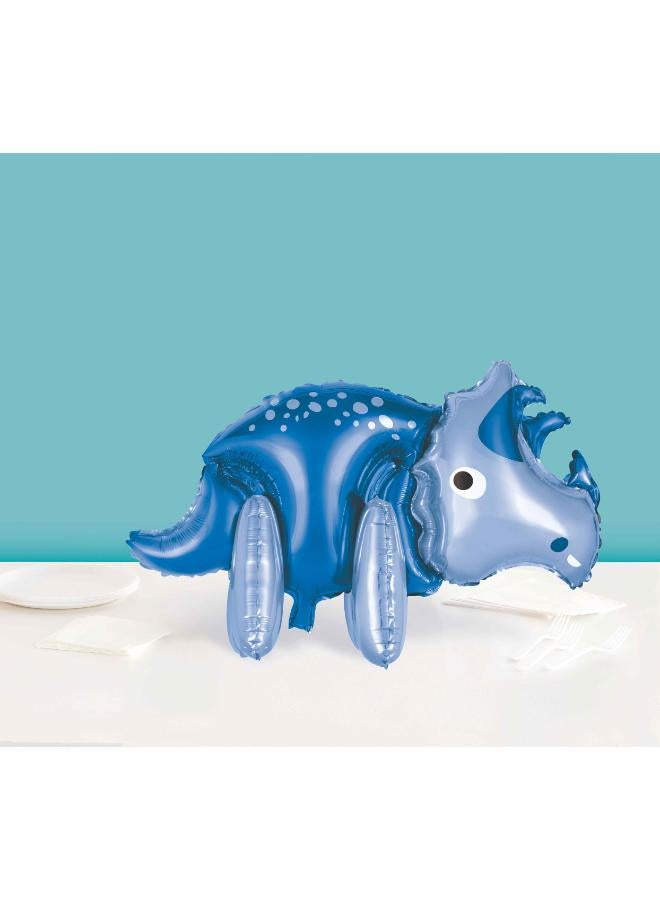 Unique Giant Stand Dino Balloon Centerpiece 34.5" - Image 1