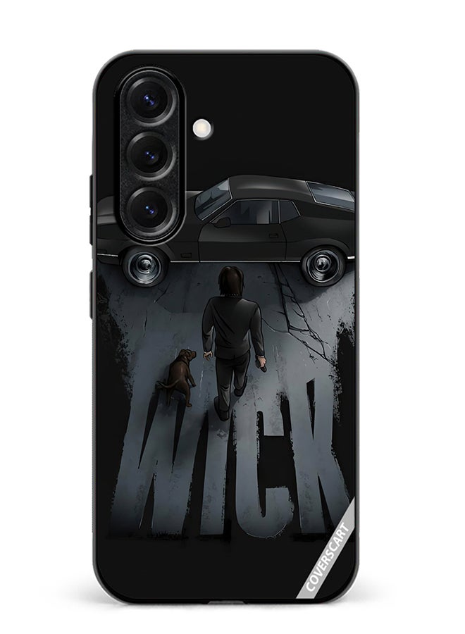 VR CREATIVE Protective Case Cover For Samsung Galaxy S25 John Wick Design Multicolour