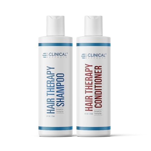 Clinical Effects Hair Therapy Shampoo and Conditioner Set Hair Growth Shampoo and Conditioner for Thinning Hair Biotin Saw Palmetto and DHT Blocking Ingredients USA Made 2 Bottles 8 fl oz - Image 2