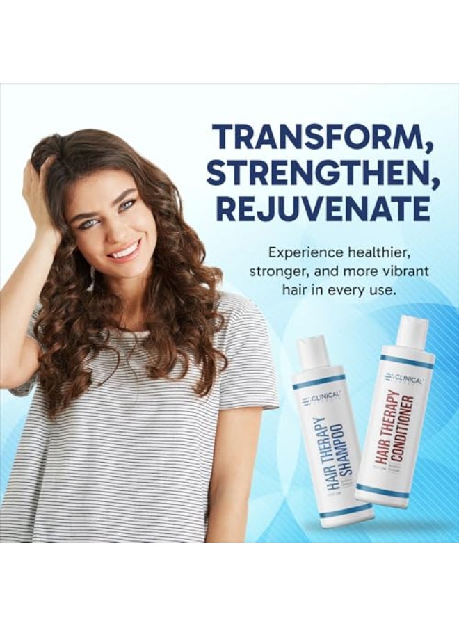 Clinical Effects Hair Therapy Shampoo and Conditioner Set Hair Growth Shampoo and Conditioner for Thinning Hair Biotin Saw Palmetto and DHT Blocking Ingredients USA Made 2 Bottles 8 fl oz - Image 4
