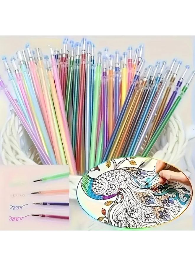 36 Color Watercolor Marker Set With Random 36 Color Refills For Adult Artists Sketching Illustration And Rock Painting Bright Colors Waterbased Ink Smooth Application Drawing Marker Pens Art Students Hobby Painters - Image 5