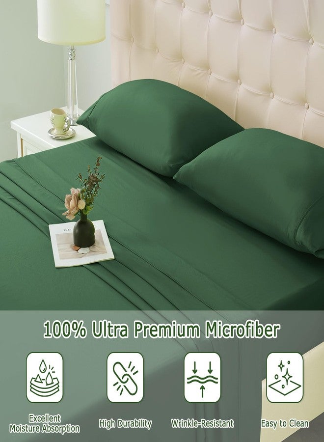 Homilay Queen Size Bed Sheet Set - 4-Piece Soft Microfiber Sheets with Deep Pockets, Cooling Technology, and Wrinkle-Free Pillowcase. Hotel-Quality, Durable Bedding, Eden - Image 3
