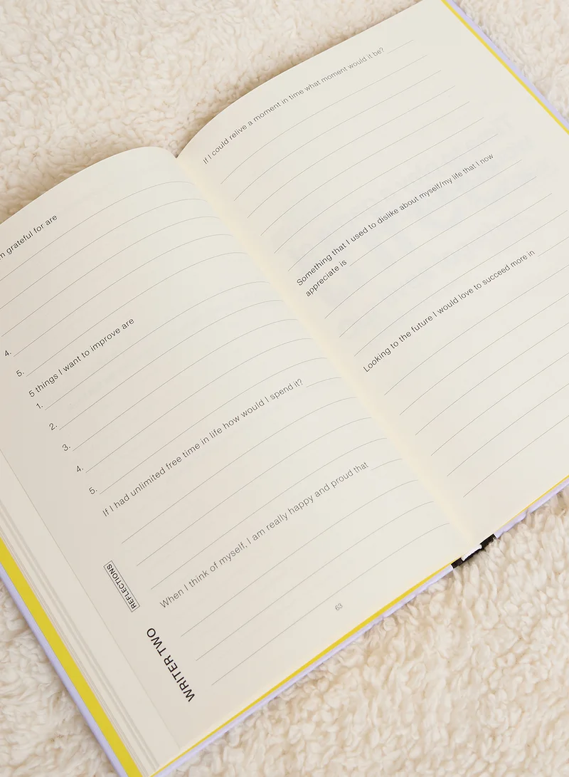 Typo Printed Activity Journal Our Story