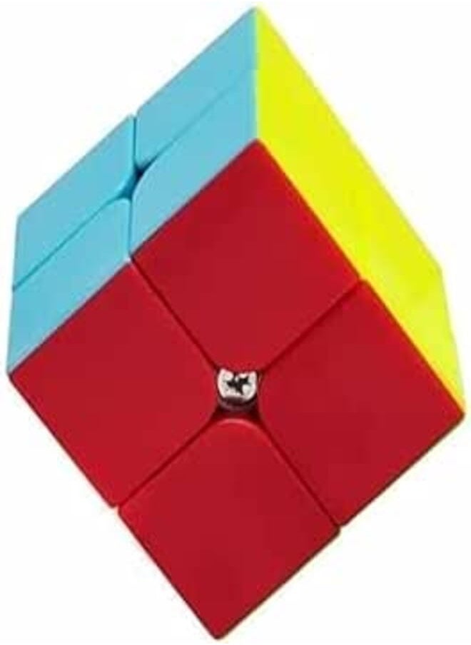 Generic Moyo roxenda profession 2x2x2 speed cube fast smooth turning solid durable & stickerless frosted, best 3d puzzle magic toy - turns so quick 
