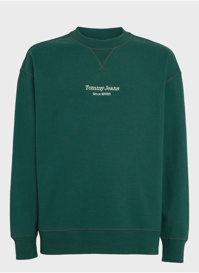 TOMMY JEANS - Logo Sweatshirt - Image 1