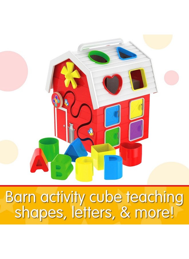 The Learning Journey - Early Learning - Farm Activity Cube - Shape Sorter for Toddlers Ages 12 Months and Up - Award Winning Toys - Image 2
