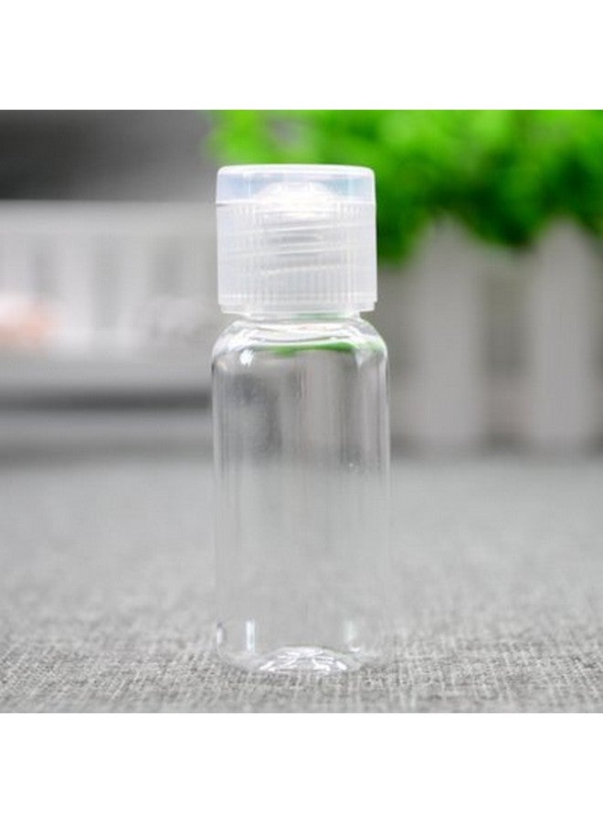 LASSUM 10Pcs 15Ml Empty Plastic Sample Bottle With Flip Cap Travel Vial Jar Pot Container - Image 3