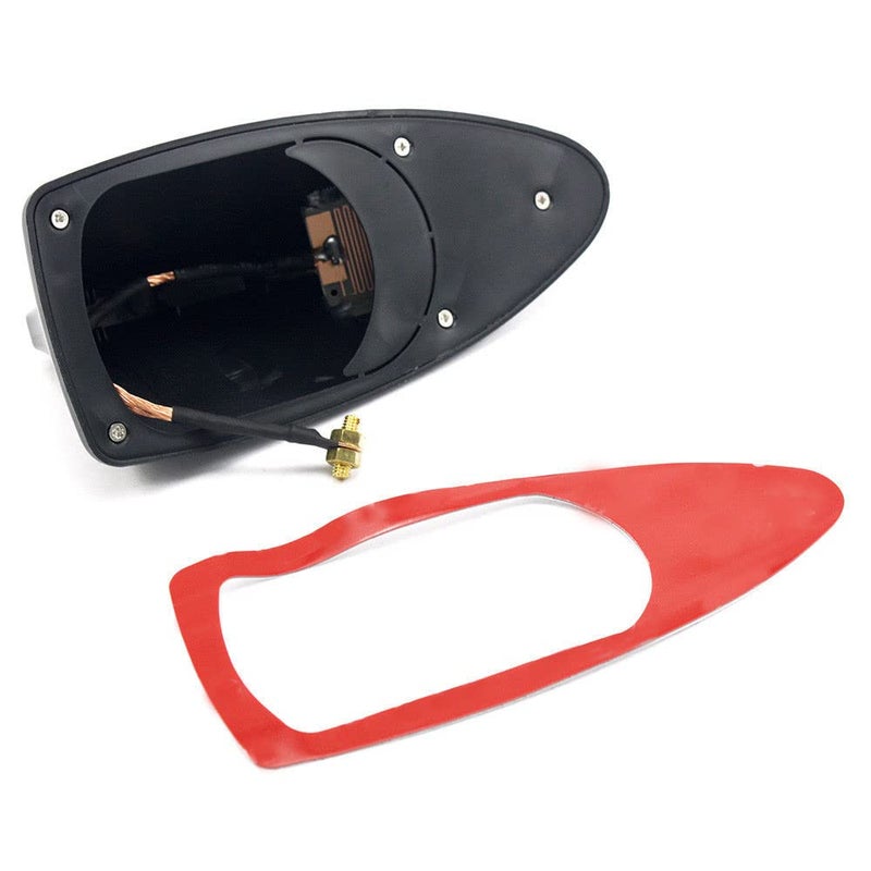 Oshotto Car Shark Fin Roof Antenna Car Antenna Radio FM/AM Car Decorate Compatible with Ford Endeavour - (Black) - Image 5