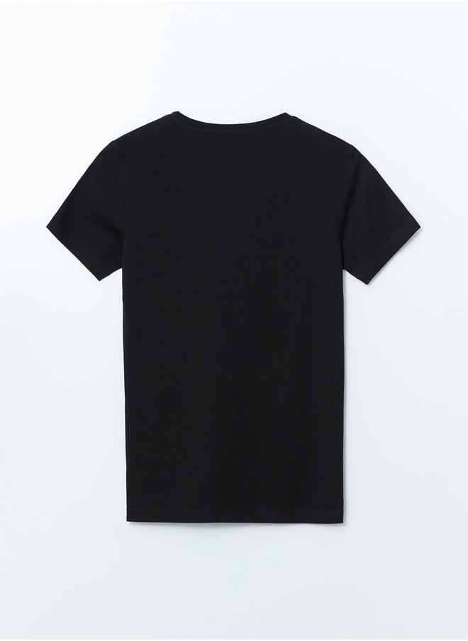 V-Neck Short Sleeve Men's Undershirt