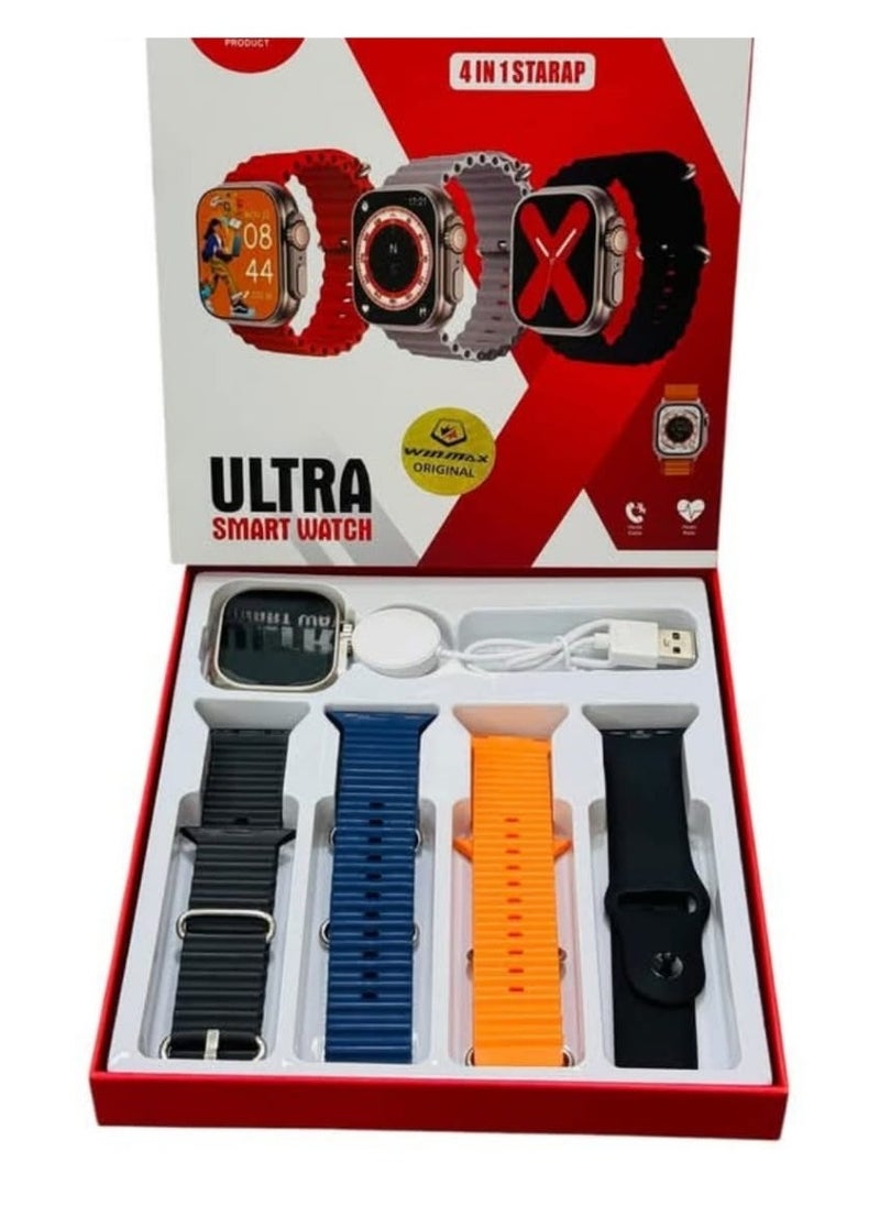 Winmax - Smart 4in1 Ultra Watch: A Stylish, High-Tech Timepiece that Combines Fitness Tracking, Health Monitoring, Smart Notifications, and Advanced Connectivity Features in One Sleek and Premium Device!" - Image 1