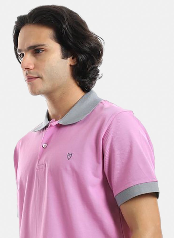 Unique Short Sleeves Pique Polo Tshirt - Image 4