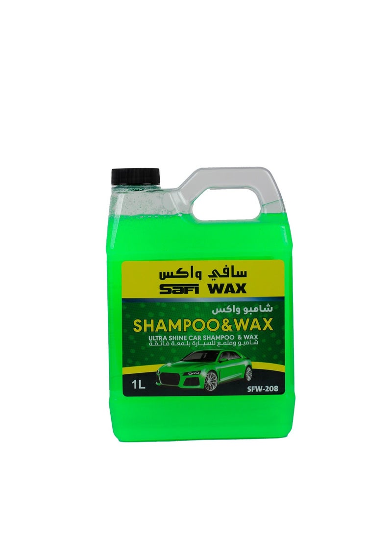 Safi WAX Car Shampoo And Wax Polish 1 Liter 