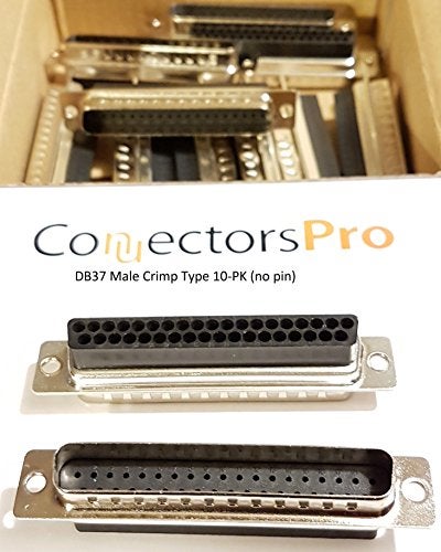 PC Accessories - Connectors Pro Crimp DB37 Male D-Sub Crimp Type Connector, 10 PCS Pack, No Pin - Image 3
