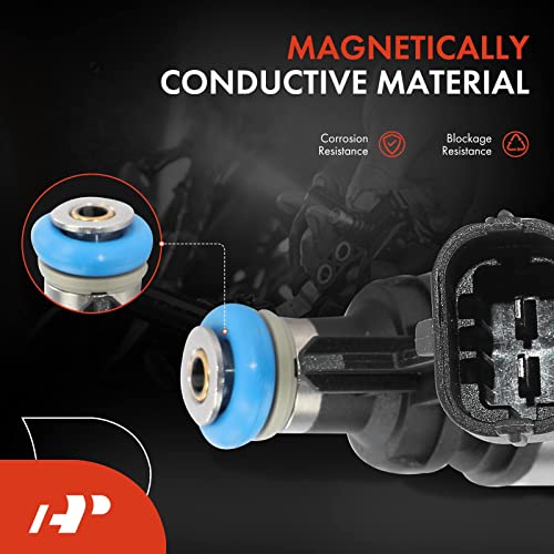 A-Premium Fuel Injectors Compatible with Chevrolet Traverse 2009-2011, Camaro 2010-2011 & GMC Acadia 2009-2011 & Buick Enclave 2009-2011, LaCrosse 2010-2011 & Cadillac CTS/STS, 3.6L, Set of 6 - Image 5