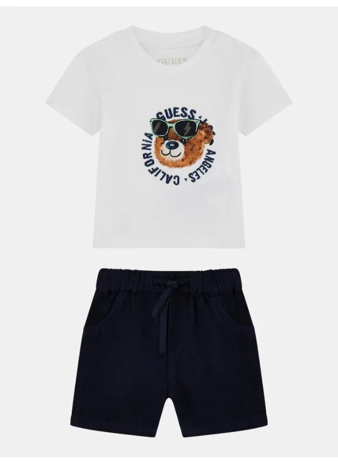 GUESS Kids Short Sleev T-Shirt And Shorts