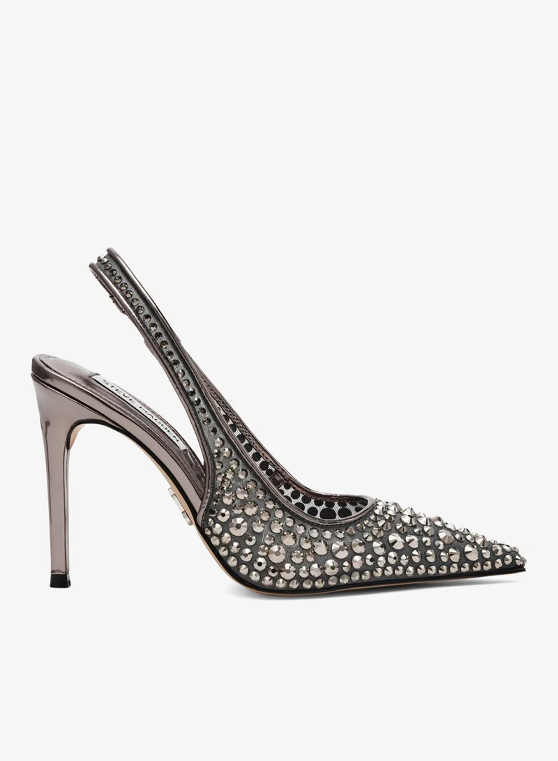 Reyes-R Pewter Heels