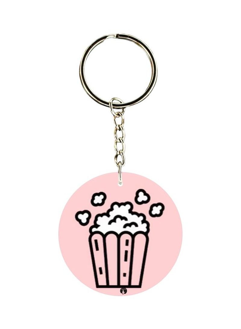 RKN Double Sided Popcorn Printed Keychain