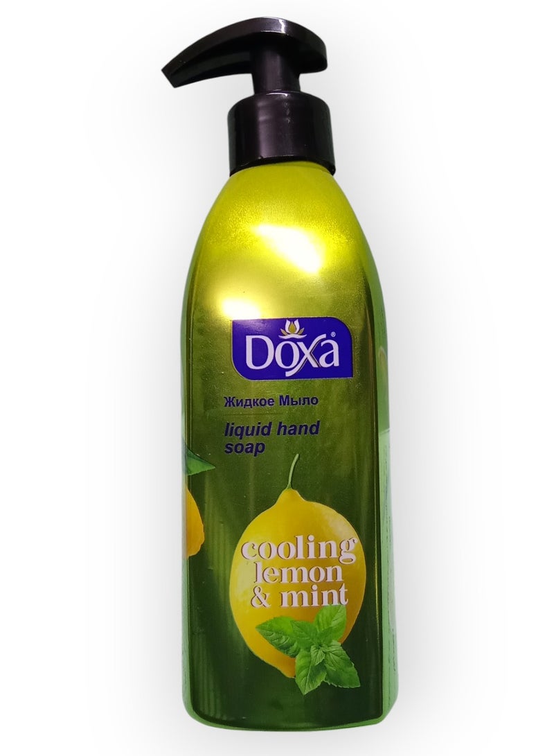 DOXA Liquid hand wash soap with lemon scent, 340 ml