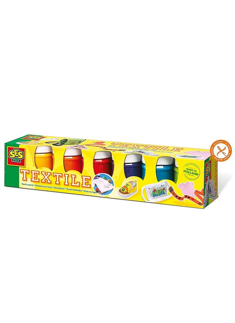 SES Creative SES Creative -  Textile Paint Trendy 6 Pieces Set  - Image 1