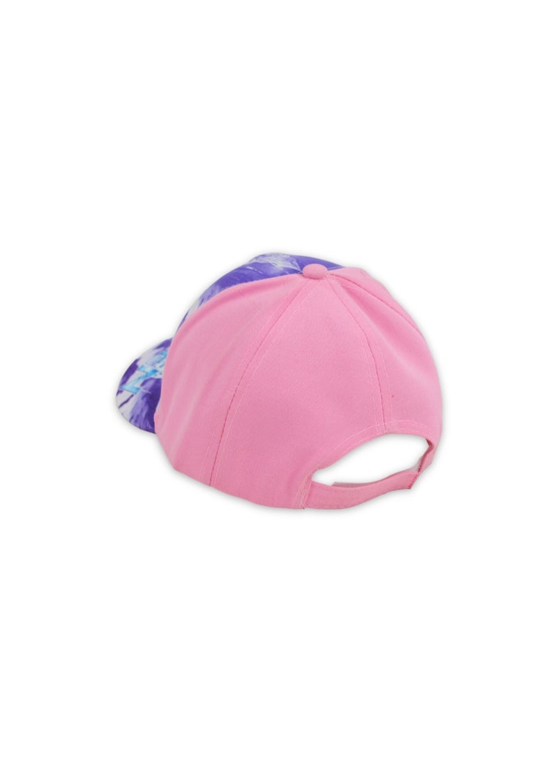 Girls Cap – Pink with Frozen Print - Image 2