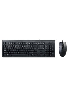 Wired Keyboard Mouse With Silent Click Desktop Set KR-8372S, Laser Inscribed Keys & Comfort Roundedge Keycaps, Black - pzsku/Z74936030C3EF3DAF40A7Z/45/_/1676880549/04e8b30f-6072-47a8-bd14-8bd33bd646e5