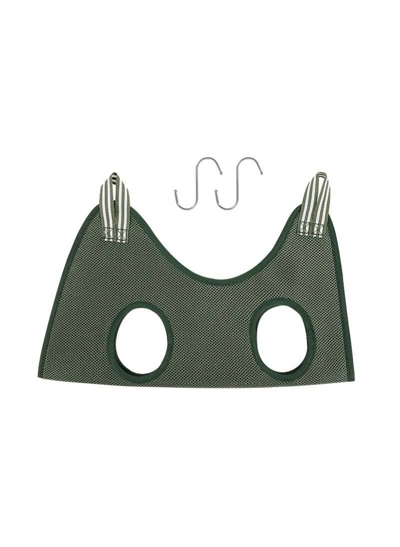 Generic Green-3PC M 5-10KG Cat Grooming Hammock Pet Nail Cutting Anti Scratch Bite Fixed Bag Kitten Bath Trimming Restraint Bags Beauty Pet Supplies Set  - Image 1
