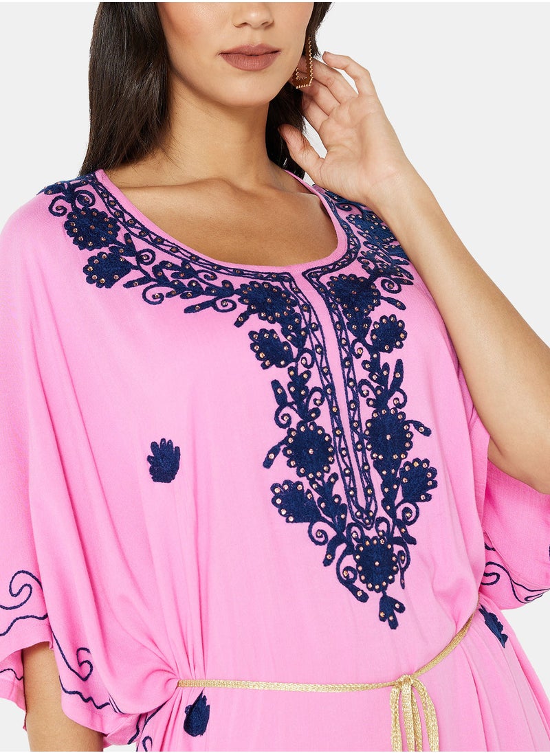 ARABIAN CLOSET EMBROIDERED KAFTAN  - Image 3