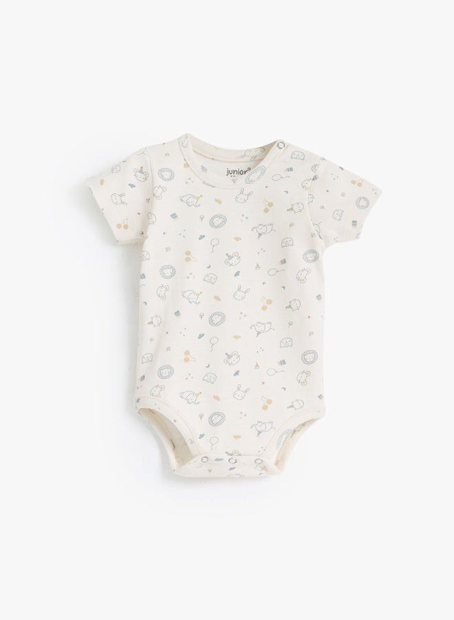 Junior Baby UniSex Cotton Bodysuit Pack of 3 - Image 3