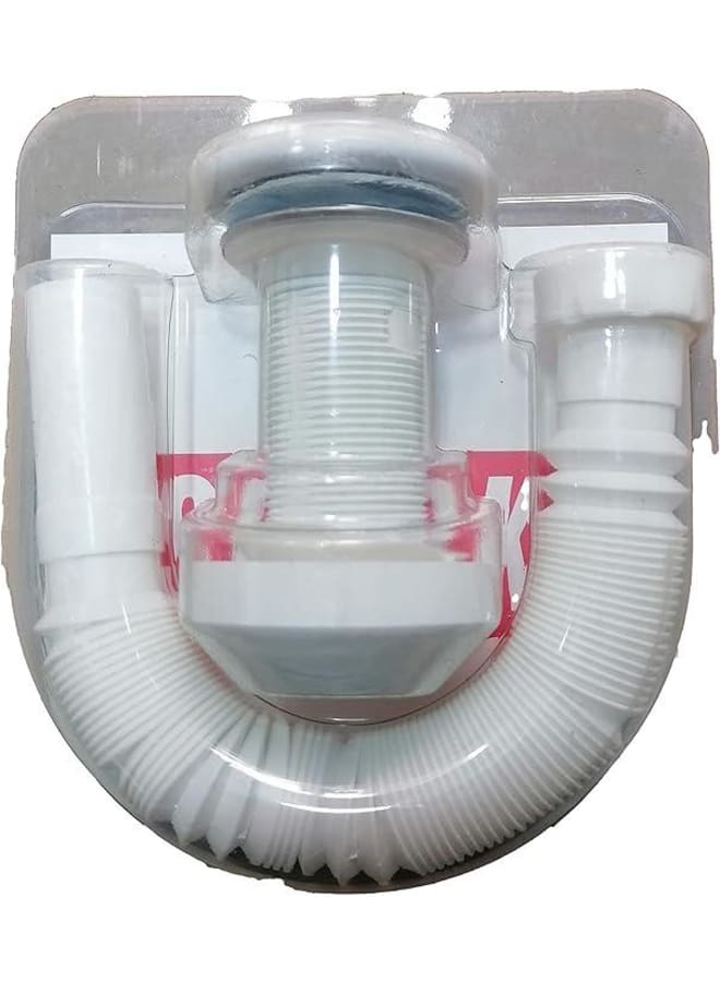 Ceramic touch basin drain