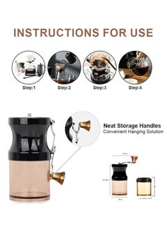 Perfii 9-in-1 Pour Over Coffee Maker Set with Accessories Gooseneck Kettle Spoon Grinder V60 Filters Perfect for Travel, Home Office and Gift  - Image 4
