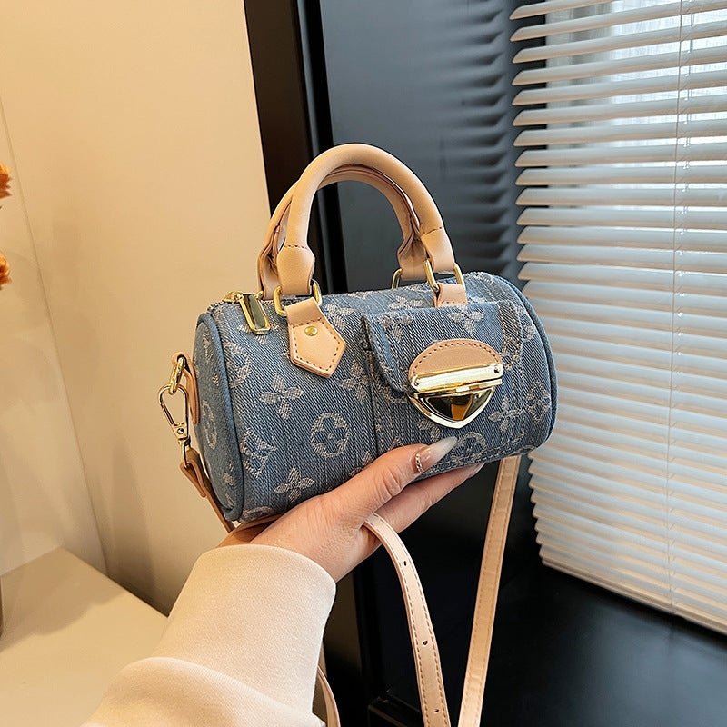Denim Crossbody Bag - Image 4