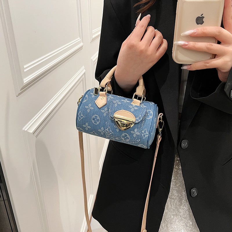 Denim Crossbody Bag - Image 2