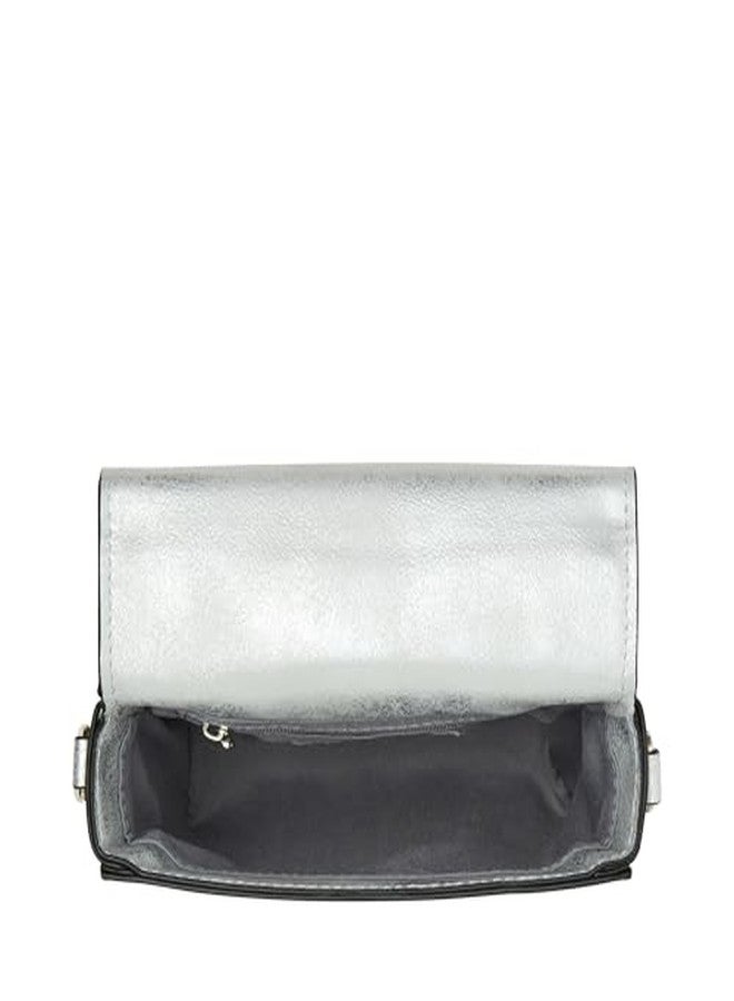 Madden Girl Brigitte Top Handle Bag, Silver - Image 4