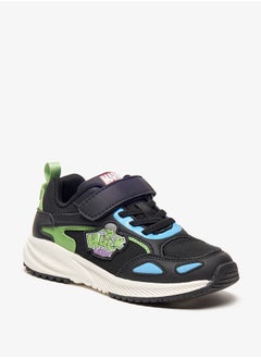MARVEL Marvel Hulk Detail Sneakers with Hook and Loop Closure  - Image 1