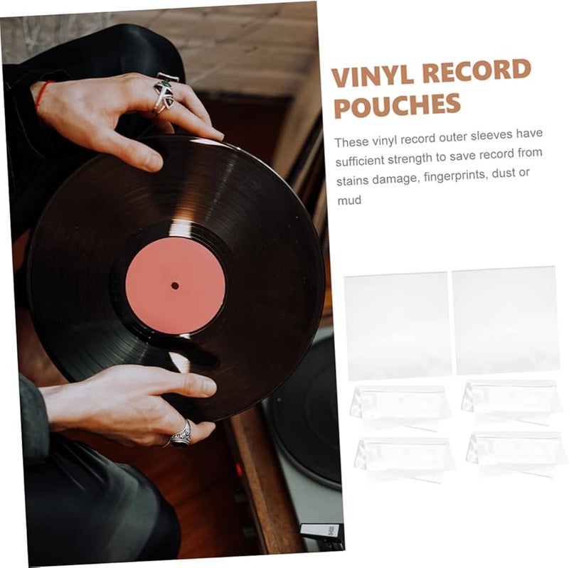 Gloss Vinyl Record Sleeves 25pcs Matte Album Covers Protectors - Image 5
