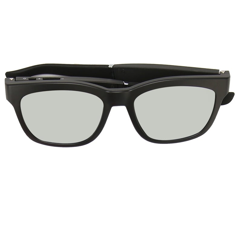 Smart Bluetooth Glasses Wireless Bluetooth Sunglasses Silver Grey Multi Function - Directional Sound Technology for Driving - Image 2