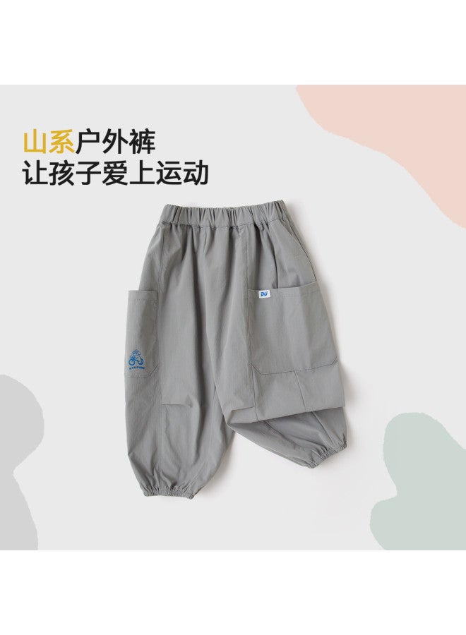 Doodle Home kids Cargo Pants - Boys' Autumn Sports Pants, Girls' Joggers, Trendy Baby Trousers - Image 2