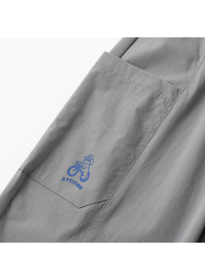 Doodle Home kids Cargo Pants - Boys' Autumn Sports Pants, Girls' Joggers, Trendy Baby Trousers - Image 4